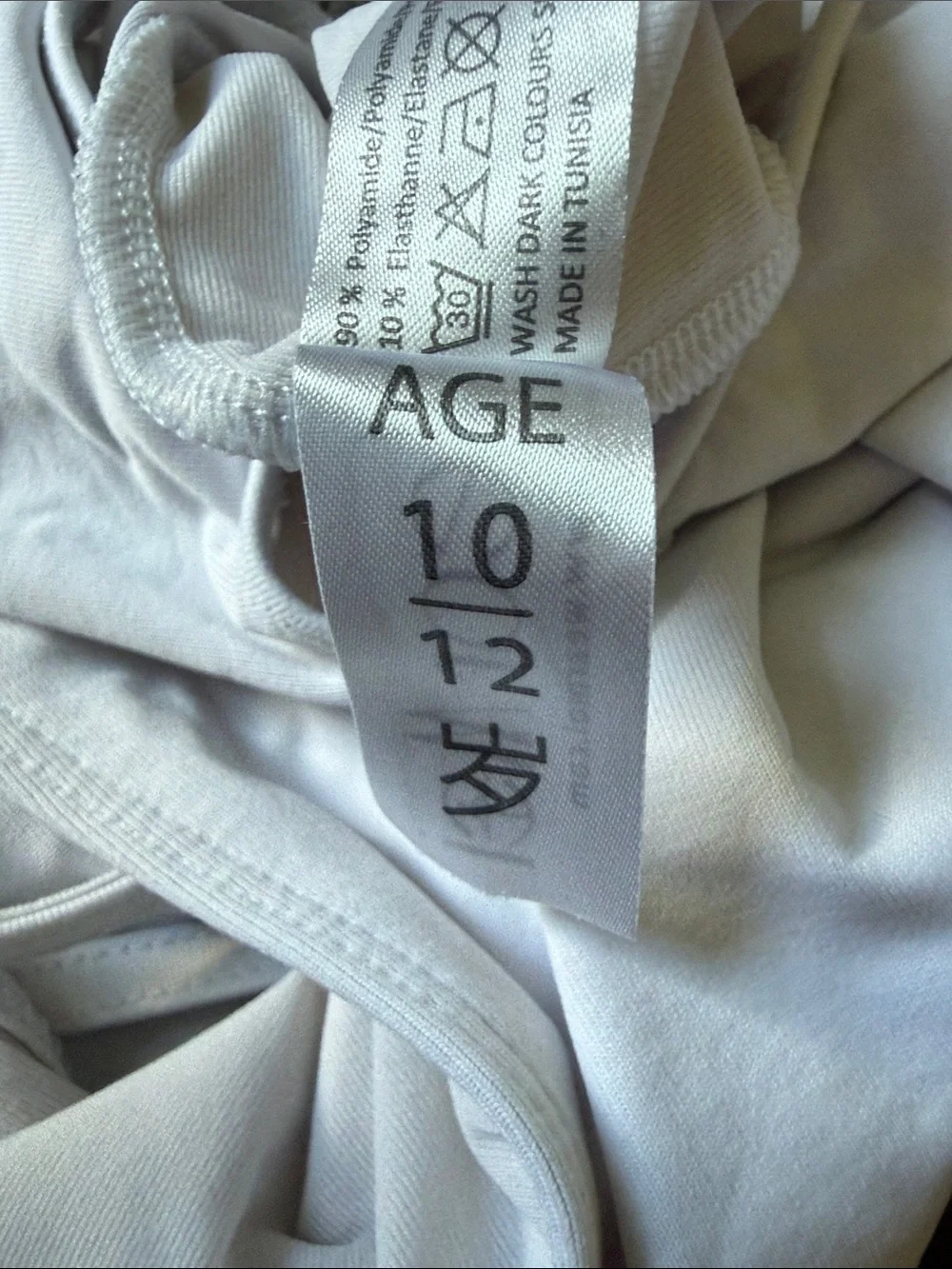 Wear Moi white dance leotard size 10/12